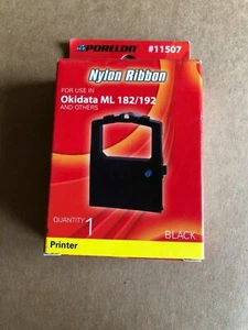 Naylon Ribbon OKIDATA ML 182/192 Black 11507 Ribbon Cartridge Brand New - Picture 1 of 1