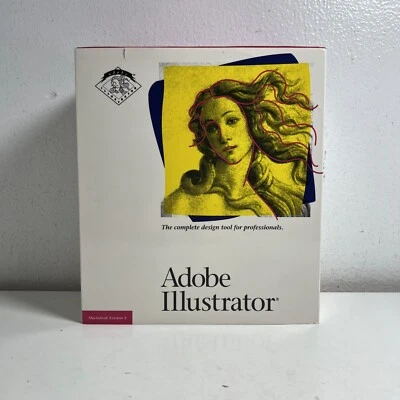 Adobe Illustrator Macintosh V 3 Programa, Tutoriales y Discos de Galería con Guías Foto 1 de 4