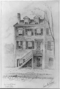 Buildings,sites in Washington,D.C. Surratt House,perspective rendering,c1925 - Picture 1 of 1