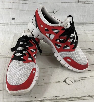 Nike ID Womens Running Shoes Free Run 2 Multicolor Red 605421 991 Sz 8.5 US  - Image 1 of 4