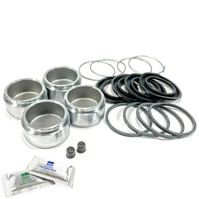 2X FRONT BRAKE CALIPER REPAIR KITS PISTONS SEALS FIT FORD ESCORT MK2 BCR0034AX2 - Изображение 1 из 3