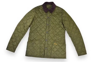 Men's Barbour Heritage Liddesdale Quilt Jacket Green England Classic Size M - Picture 1 of 12