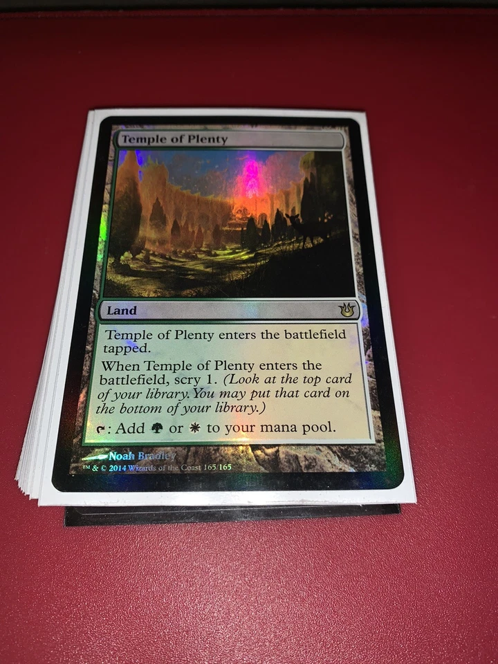 Mtg Singles - Temple of Plenty - Born of the Gods - Foil Rare - MP - Image 1 of 1