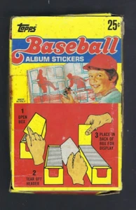 1983 Topps Baseball Stickers SEALED 100 Packs Box has been opened - Picture 1 of 2