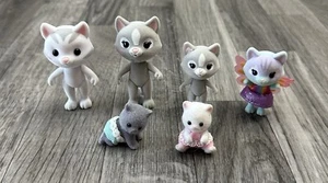 Honigbiene Acres beflockte Tierfiguren Figuren Konvolut Katzen Kätzchen Sylvanian - Bild 1 von 3