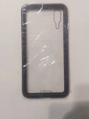 cover per Huawei P20 vetro callamitato  custodia copertina case 360° nero  - Immagine 1 di 3