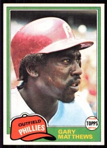 1981 Topps Traded Gary Matthews Philadelphia Phillies #800 - Picture 1 of 2