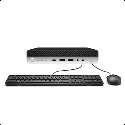 HP EliteDesk 800 G3 Micro pc Intel i5-6500T 32Gb Ram-256ssd Win10pro - Image 1 of 2