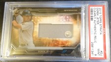 2015 DEREK JETER TOPPS STRATA CLEARLY AUTHENTIC RELIC #DJ PSA 9 POP 4 NONE HIGH 