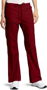 Dickies Petite Wine Scrub Pant 854206-P-WINZ Elastic Cargo Sizes XS to 2XL - Picture 1 of 2