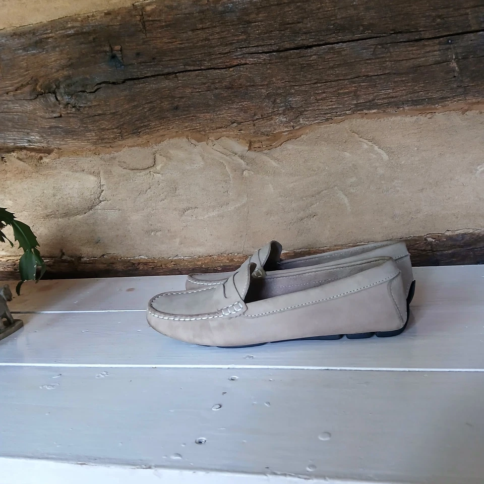 Женские мокасины для вождения Massimo Matteo мокасины пенни кожа бежевые размер 8B8B - Изображение 1 из 4