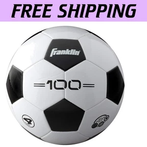 Durable Black & White Soccer Balls - 12 Pack for All Ages with Inflation Pump - Picture 1 of 8
