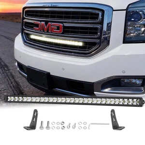 For 15-20 Chevy Suburban/Tahoe GMC Yukon Behind Grill Mount 30"LED Light Bar Kit - Picture 1 of 16