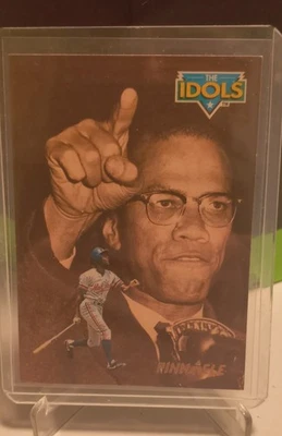 Pinnacle 1993 - The Idols Delino DeShields, Malcolm X #302 Foto 1 de 2