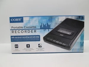 Coby Portable Cassette Recorder Black CVR-22 NEW F1 - Picture 1 of 3