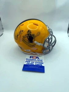 MASON RUDOLPH Pittsburgh Steelers SIGNED Custom Speed Mini HELMET PSA COA - Picture 1 of 2