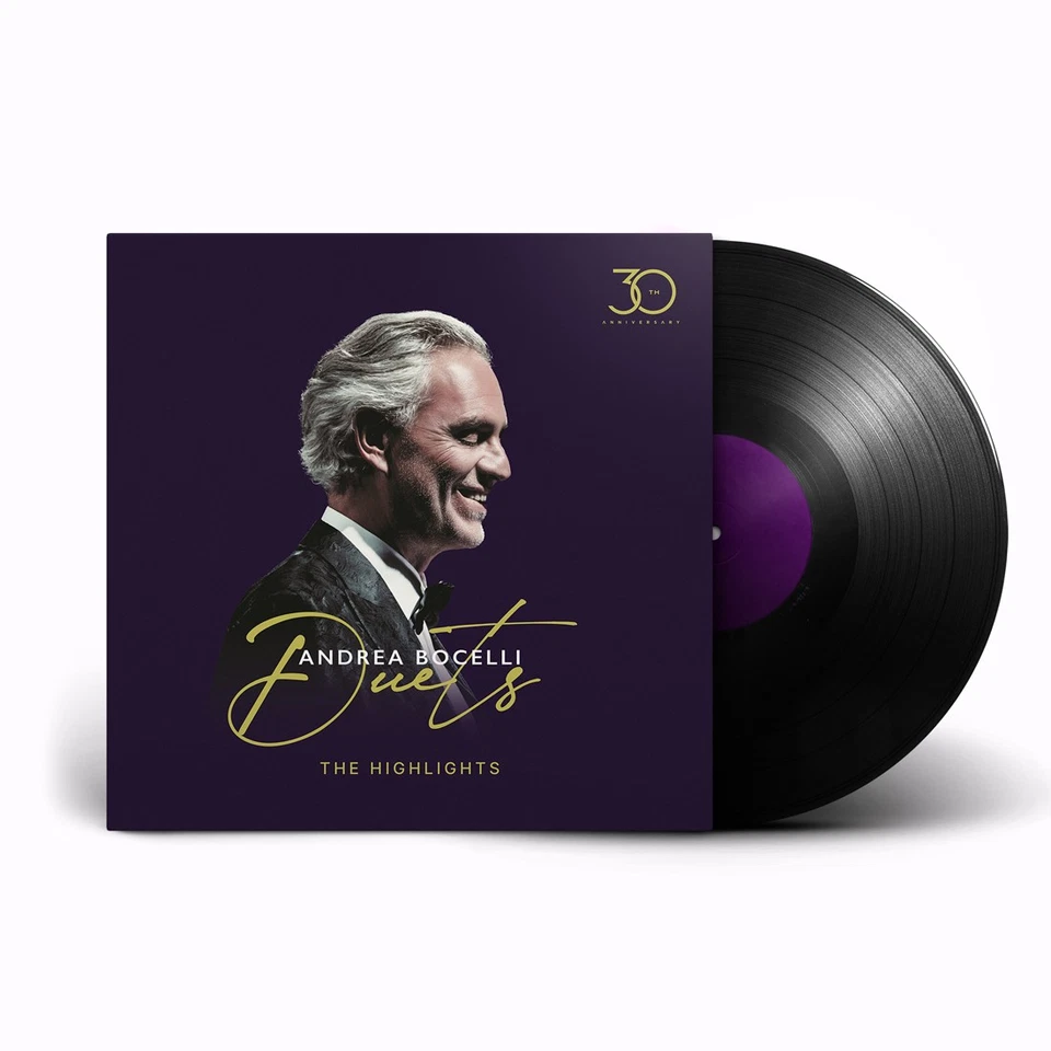 Andrea Bocelli Andrea Bocelli: Duets - 30th Anniversary (Vinyl) 12" Album - Image 1 of 1