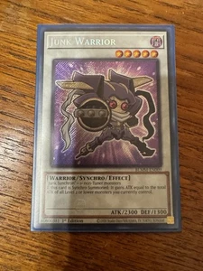 Yugioh | Junk Warrior (Chibi) | BLMM | Secreto Raro | 1ª Edición | Casi Nuevo - Imagen 1 de 1