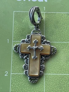 Colgante potenciador cruz fregona Carolyn Pollack American West SS plata de ley 925 - Imagen 1 de 6