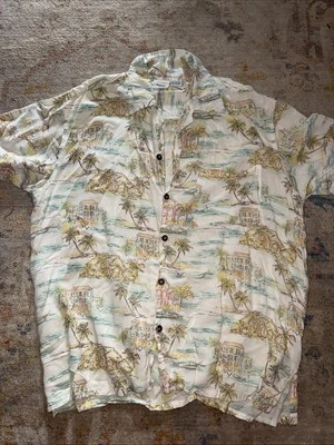 Men’s Rainforest Cafe Button Up Shirt Size Large - Image 1 of 3