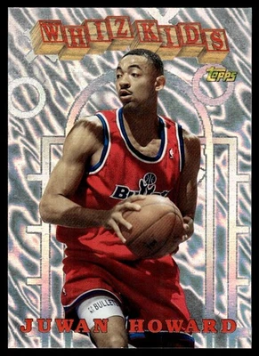 1995-96 Topps Whizkids Juwan Howard Washington Bullets #3 - Image 1 of 2