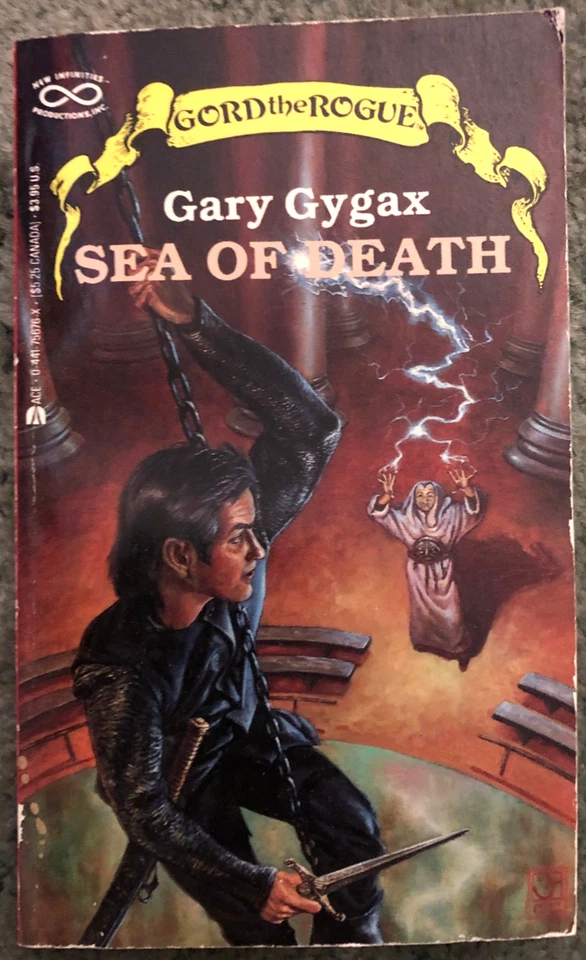 Sea of Death, Gary Gygax, Ace paperback, 1st printing, Gord the Rogue - Image 1 of 4