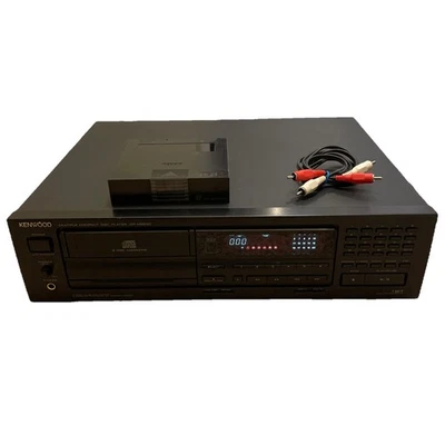Kenwood Reproductor de CD DP-M6630 Cambiador de discos compacto de 6 discos con cargador probado y funciona Foto 1 de 4