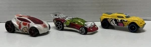 Hot Wheels Super Mario Series Cars-Yoshi Toad Luigi- Lot Of 3 - Picture 1 of 9
