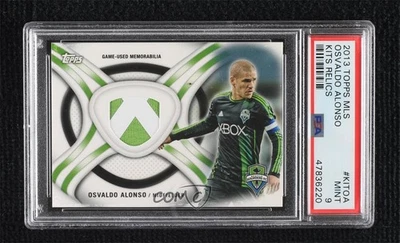 2013 Topps MLS Kit Relics Osvaldo Alonso #KIT-OA PSA 9 MINT - Image 1 of 2