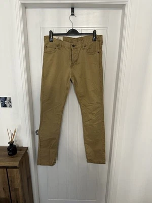 Men’s Skinny Hollister Chinos Trousers Epic Flex 34 Waist 34 Leg - Image 1 of 4