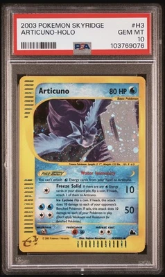 PSA 10 Articuno H3/H32 2003 Skyridge Holo Rare Pokemon Card - Image 1 of 2