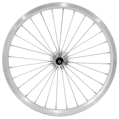 16 349 SON Front Wheel 28h Brompton Rim with SON XS Slotted Dynohub - Image 1 of 3