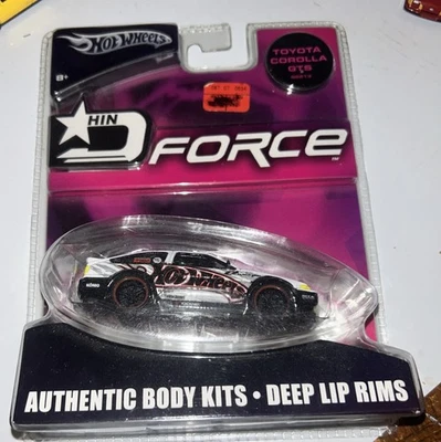 Hot Wheels HIN D Force Toyota Corolla GTS blanco diecast 2004 G8213 1:43 Trueno Foto 1 de 3