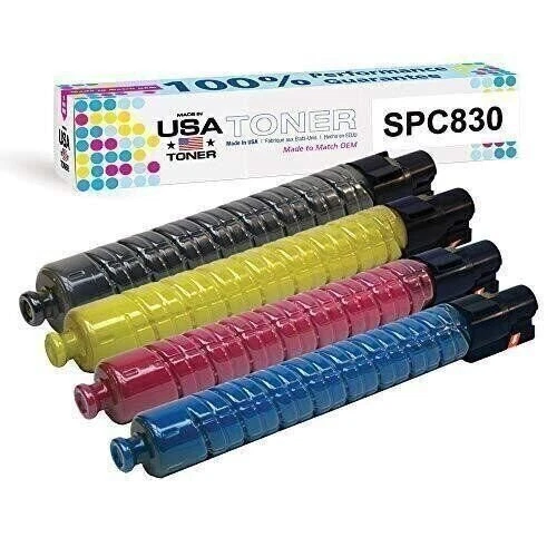 TONER for use in Ricoh SP C830DN, SP C831DN (CMYK, 4 cartridges) - Image 1 of 1