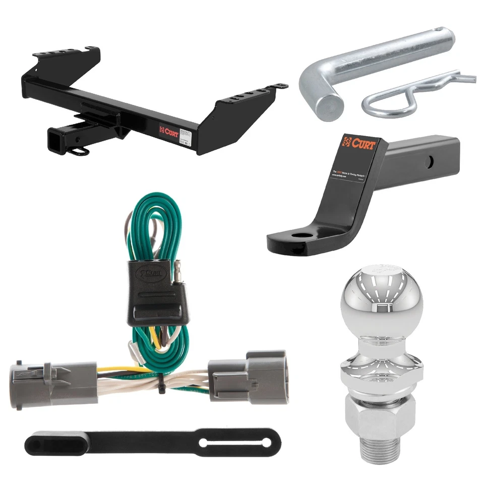 Curt Class 3 Trailer Hitch Tow Package for 87-96 Ford F-150 / F-250 / F-350 Foto 1 de 4