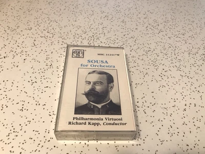 Sousa For Orchestra Cassette Philharmonic Virtuosi.  Richard Kapp  VG Conductor  - Image 1 of 4