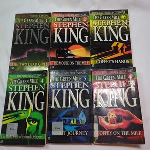 Stephen King The Green Mile Paperback 1-6 Full Set First Printing 1996 Thriller - Picture 1 of 21