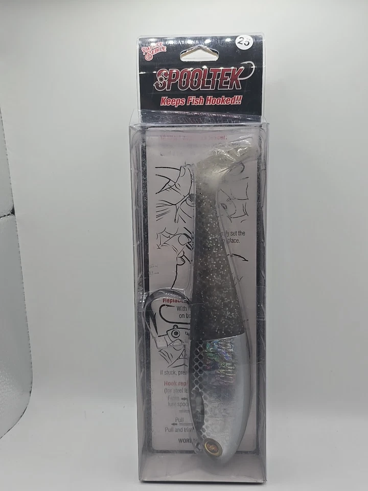 Patrick Sebile Spooltek Fatty 8" XH Shiner Goose Hummock. Señuelo de pesca en caja. Foto 1 de 4