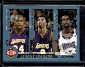 2001-02 Topps #215 Leaders (O'Neal/Bryant/Webber/Iverson/Carter) - Picture 1 of 2