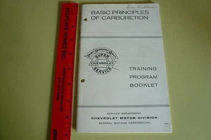 1967 Chevrolet Basic Principles of Carburetion - Vintage - TP-41 - Bild 1 von 1