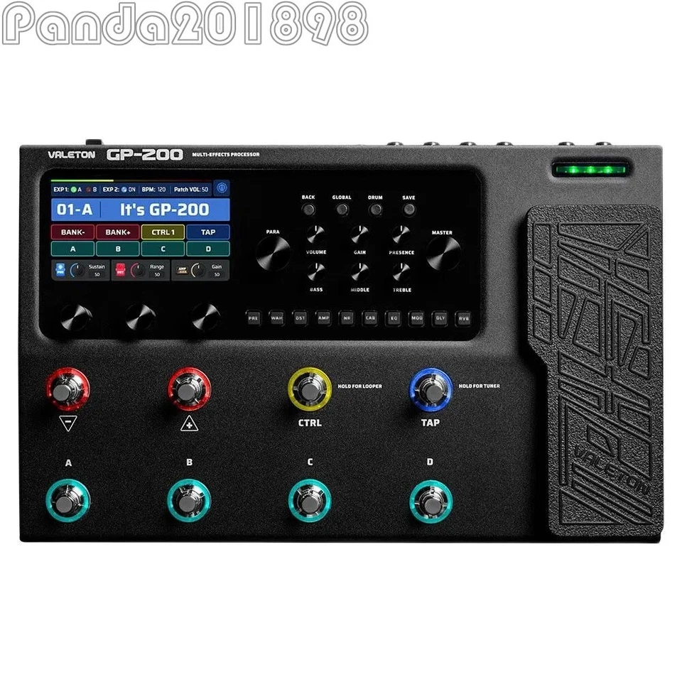 GP200 Multiple Effects Processor IR Simulation FX Loop MIDI I/O Expression Pedal - Image 1 of 1