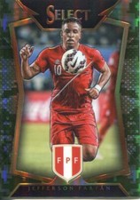 Panini Select Soccer 2015 Camo Base Card #9 Jefferson Farfan - Peru (Variant)