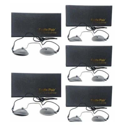 5pcs OD7+ Steel Eyepatch Laser Protection Safety Goggles IPL Beauty Stainless - Image 1 of 4