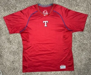 Texas Rangers Nike Pro Combat Dri Fit Men Sz XL MLB Authentic - Picture 1 of 12