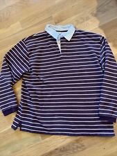 New listing
		LL Bean Men's Rugby Polo 1/4 Button Pullover Striped Shirt XXL Reg Fit Pique