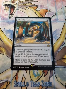 MTG - Silent Gravestone Rivals of Ixalan RIX NM Rare - Picture 1 of 1