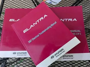 2007 Hyundai Elantra Service Shop Repair 2 Manual Genuine OEM Electrical Diag - Bild 1 von 4