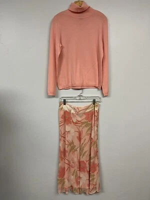 estate sale vintage women’s Pendleton two piece 6 skirt M sweater Turtleneck ￼ - Image 1 of 4