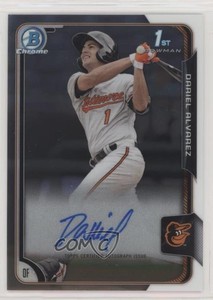 2015 Bowman Chrome Prospects Auto Dariel Alvarez #BCAP-DA Auto