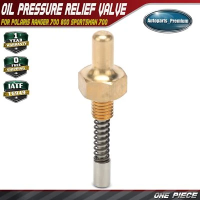 Válvula de alivio de presión de aceite para Polaris Ranger 700 800 Sportsman 700 800 RZR 800 Foto 1 de 4